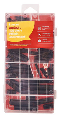 Amtech S6270 120 Piece assorted roll pin set