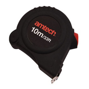 Amtech Self Locking Tape Measure 10m x 25mm
