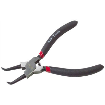 Toolzone Internal Inside Bent 150mm Snap-Ring Circlip Pliers