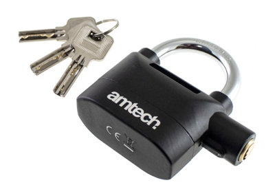 Amtech T2310 Heavy duty alarm padlock