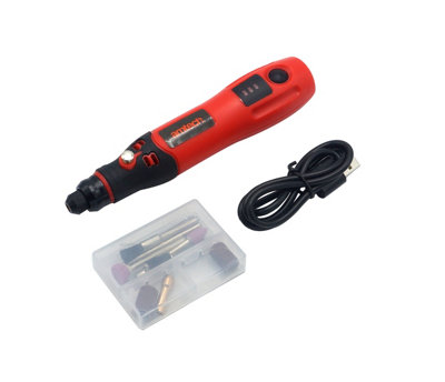 Amtech V2546 3.6V USB pen style rechargeable mini engraver set