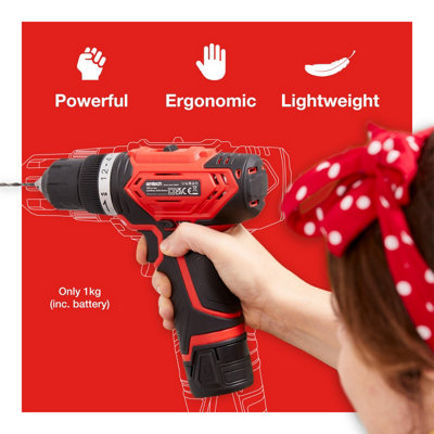 Amtech V6605 12V 2Ah Li-ion Cordless Impact Driver - 6