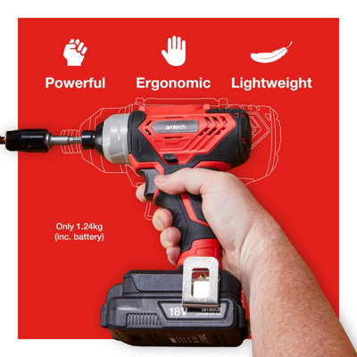 Amtech V6615 18V Cordless Impact Driver - 6