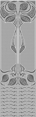 Anaglypta Dado Panel Nouveau RD06681