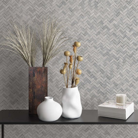 Anaglypta Highlights Ash Weave RD3311 - Grey