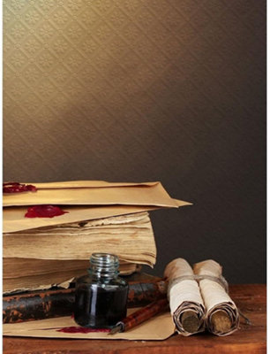 Anaglypta Luxury Textured Vinyl Amber Wallpaper RD838