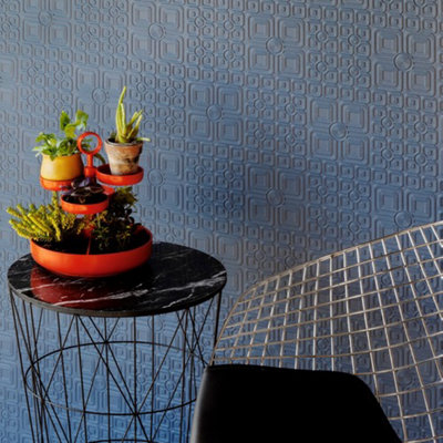 anaglypta tile wallpaper