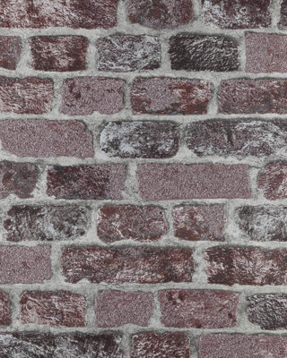 Anaglypta RD408 Baker Street Red Brick Textured Brick Effect Wallpaper