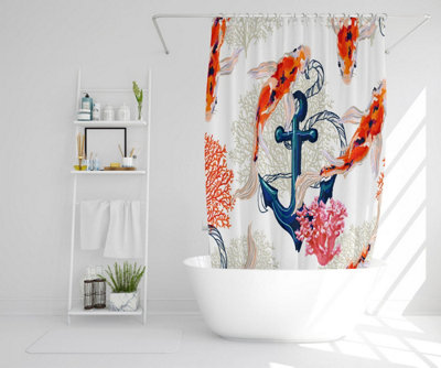 Anchor & Fish (Shower Curtain) / Default Title Price Comparisons | Compare The Build