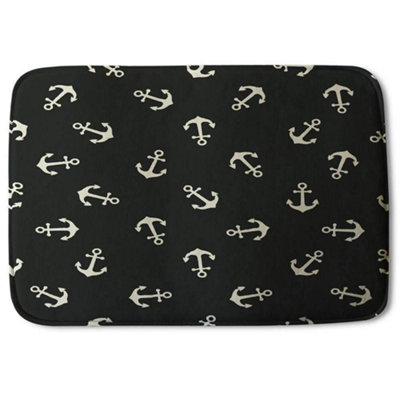 Anchors on Black Background (Bath Mat) / Default Title Price Comparisons | Compare The Build