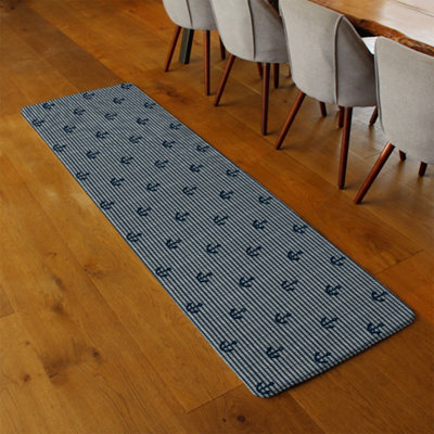 Anchors On Rope Pattern Runner Special Soft Home Rug