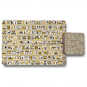 Ancient Egyptian Hieroglyphs (Placemat & Coaster Set) / Default Title