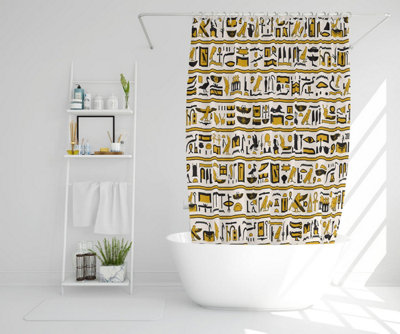 Ancient Egyptian Hieroglyphs (Shower Curtain) / Default Title Price Comparisons | Compare The Build