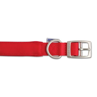 Ancol Air Hold Dog Collar (22 Inch/56 cm) (Red)