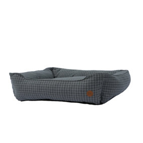 Ancol Blue Check Dog Mattress Soft Comfortable Machine Washable Pet Puppy Bed 78x90cm