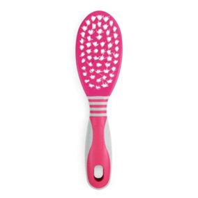 Ancol Ergo Cat Brush, clear and pink