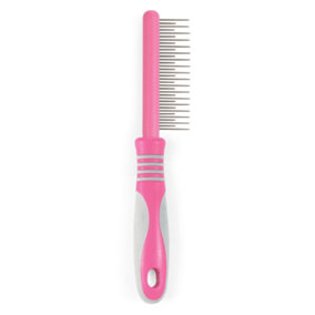 Ancol Ergo Cat Moulting Comb , Pink