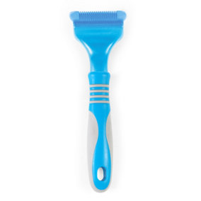 Ancol Ergo Safe Curly Long Short Thick Coat Blue Stripping Comb Pet Hair Grooming Accessory