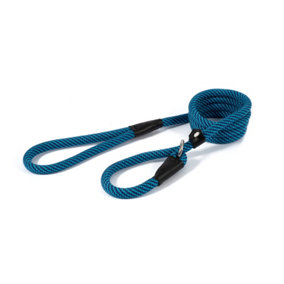 Ancol Extreme Mountain Rope Slip Blue Dog Puppy Lead Pet Leash Accessory, 1.5m x 12mm