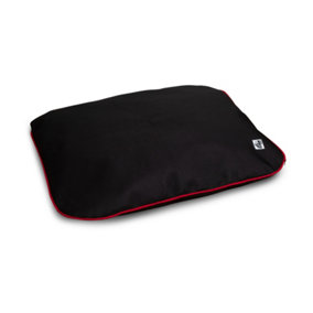 Ancol Extreme Waterproof Rounded Corners Indoors Red Dog Bed Kennel Pet Cushion Pad, 75 x 60cm
