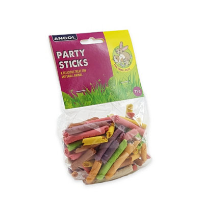 Ancol Gnawing Nibbling Party Sticks Small Animals Hamster Guinea Pig ...