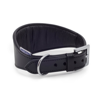 Ancol Greyhound Padded Adjustable Comfortable Durable Safe Black Dog ...