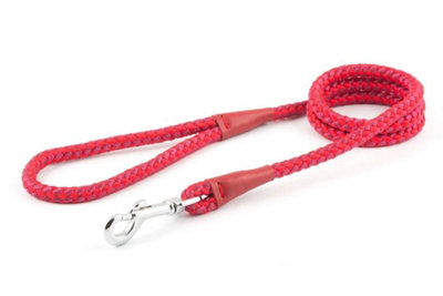 Ancol Heritage Nylon Rope Lead 2 Tone Red 1.07m X10mm Sz 1-3 Price Comparisons | Compare The Build