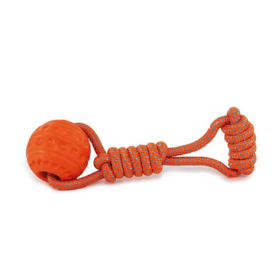Ancol Jawables Dog Ball Tug Fun Interactive Lightweight Pet Puppy Fetch Play Toy Price Comparisons | Compare The Build