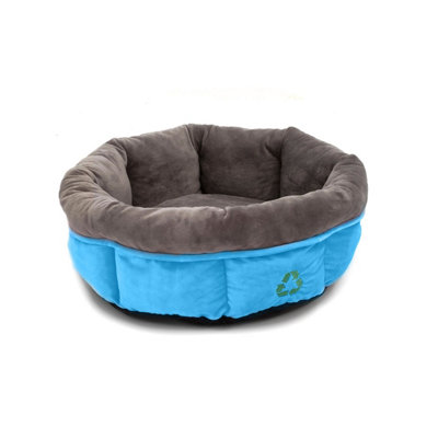 Ancol Made From Oval Indoors Padded Blue Dogs Donut Bed Puppy Kennel Pet Cushion Pad, 50cm Price Comparisons | Compare The Build
