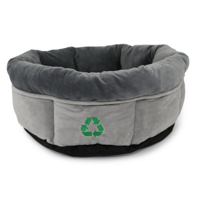 Ancol Made From Oval Indoors Padded Grey Dogs Donut Bed Puppy Kennel Pet Cushion Pad, 60cm Price Comparisons | Compare The Build