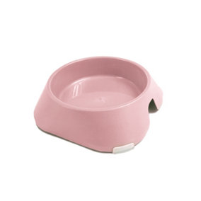 Ancol Made From Pink Pet Bowl Dishwasher Safe Non Slip Base Dog Puppy Feeding Dish 200ml