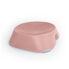 Ancol Made From Pink Shallow Pet Bowl Dishwasher Safe Non Slip Base Dog Puppy Feeding Dish
