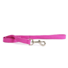 Ancol Made From Pink Softweave Dog Lead Adjustable Secure Fit Comfortable Grip Pet Puppy Leash 1mx19mm