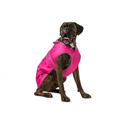 Ancol Muddy Paws All Weather Stormguard Coat . Pink. Size X-Small ( Length 25cm , up to 43cm girth) Price Comparisons | Compare The Build