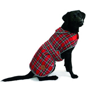 Ancol Muddy Paws Highland Tartan Dog Coat Medium . 40 cm length/54-68 cm girth