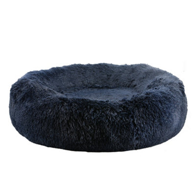 Ancol Navy Super Plush Donut Dog Bed Soft Machine Washable Warm Non Slip Fluffy Pet Puppy Cushion 100cm Price Comparisons | Compare The Build