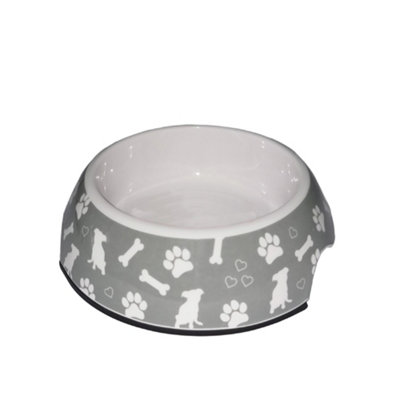 Ancol Paw and Bone Melamine Pet Bowl Dishwasher Safe Non Slip Base Dog Puppy Feeding Dish 175ml Price Comparisons | Compare The Build