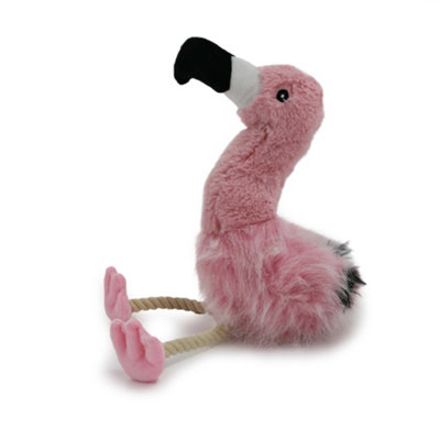 Ancol Playtime Fluffy Flamingo Dog Toy Fun Interactive Squeaky Cuddly Pet Puppy Plush Price Comparisons | Compare The Build
