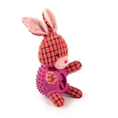 Ancol Playtime Tough Tummies Bunny Dog Toy Fun Interactive Squeaky Cuddly Pet Puppy Plush Price Comparisons | Compare The Build