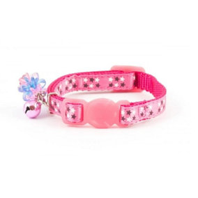 Ancol Stars Kitten Cat Coll with jewel & safey buckle Pink