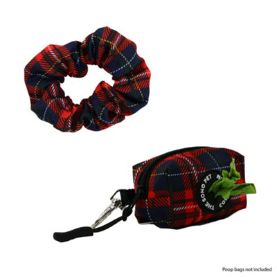Ancol Tartan Patterned Poop Bag and Scrunchie Set Lightweight Stylish Dog Puppy Pet Accessories Price Comparisons | Compare The Build