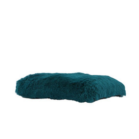 Ancol Teal Super Plush Pet Mattress Soft Comfortable Machine Washable Dog Puppy Bed 75x60cm