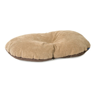 Ancol Timberwolf Sleepy Paws Faux Suede Oval Grey Plush Cushion Pet Bedding, 90 x 60 cm Price Comparisons | Compare The Build