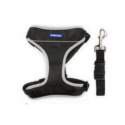 Ancol Travel Dog Harness Black XL 68-116 cm Price Comparisons | Compare The Build
