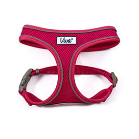 Ancol Viva Lightweight Breathable Comfort Mesh Dog Harness Pink Size XS (Fits Girth 28-40 cm)