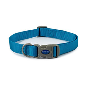 Ancol Viva Quick Fit Adjustable Collar, Blue, Size 5-9 to Fit 45-70 cm, Weatherproof