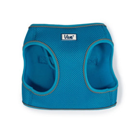 Ancol Viva Step-in Breathable Reflective Weatherproof Blue Comfort Harness 46 - 54cm, Medium