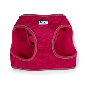Ancol Viva Step-in Breathable Reflective Weatherproof Pink Comfort Harness 46 - 54cm, Medium