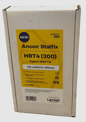 Ancon HRT4 300mm Long Wall Tie - Box Of 250