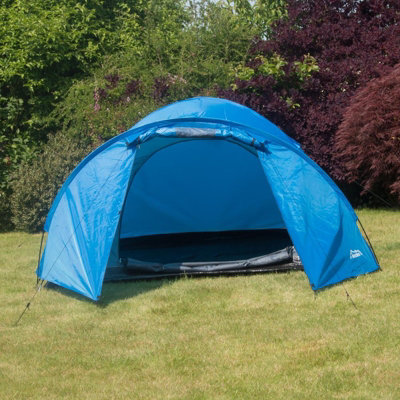 Andes 4 Person Easy Pitch Tent - BLUE